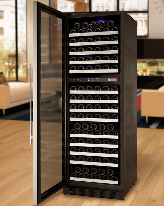 Allavino 24" Wide FlexCount II Tru-Vino 172 Bottle Dual Zone Stainless Wine Refrigerator