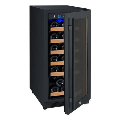 Allavino 15" Wide FlexCount II Tru-Vino 30 Bottle Single or Dual Zone Black Wine Refrigerator