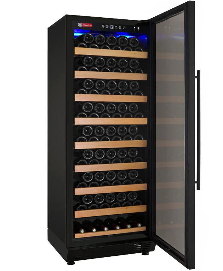 Allavino 24" Wide Vite II 99 Bottle Black Single or Dual Zone Wine Refrigerator