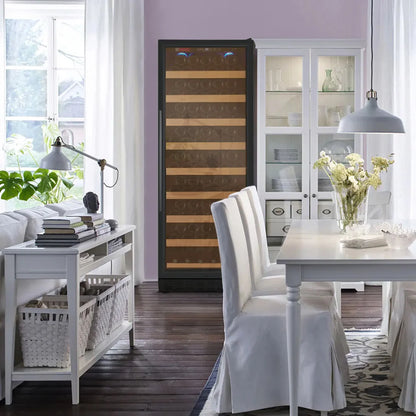 Allavino Vite Series 99 Bottle Single/Dual Zone Freestanding Wine Cooler Refrigerator with Black Door - Right Hinge