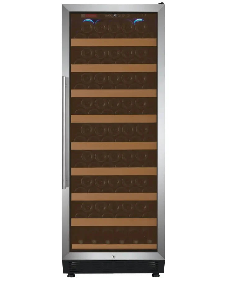 Allavino Vite Series 99 Bottle Single/Dual  Zone Freestanding Wine Cooler Refrigerator with Stainless Steel Door - Right Hinge