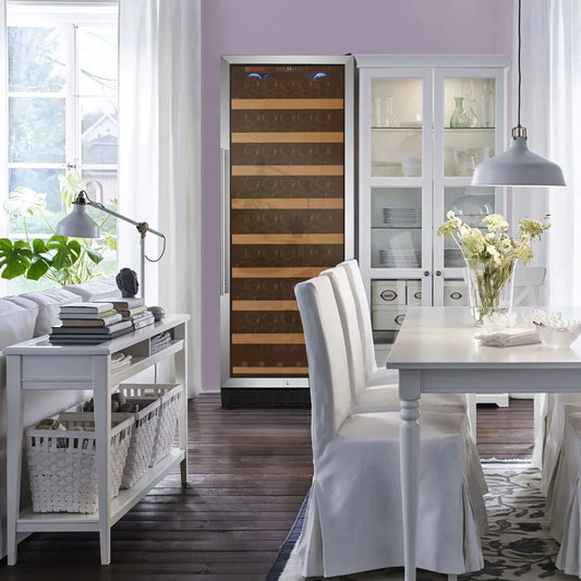 Allavino 24" Wide Vite II 99 Bottle Stainless Steel Single or Dual Zone Wine Refrigerator