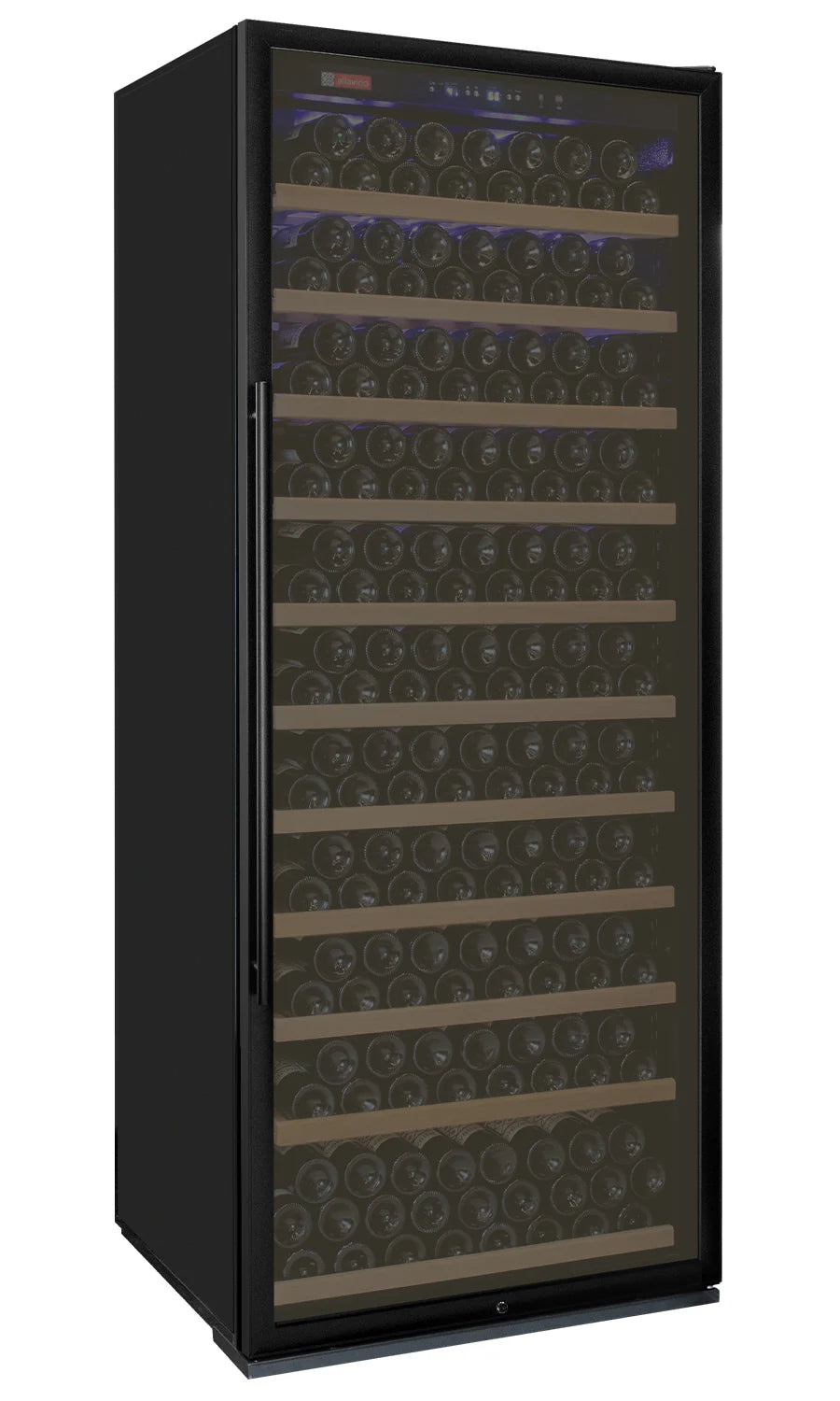 Allavino 32" Wide Vite II Tru-Vino 277 Bottle Single Zone Black with Framed Glass Wine Refrigerator