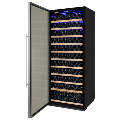 Allavino 32" Wide Vite II Tru-Vino 277 Bottle Single Zone Stainless Steel with Framed Glass Wine Refrigerator