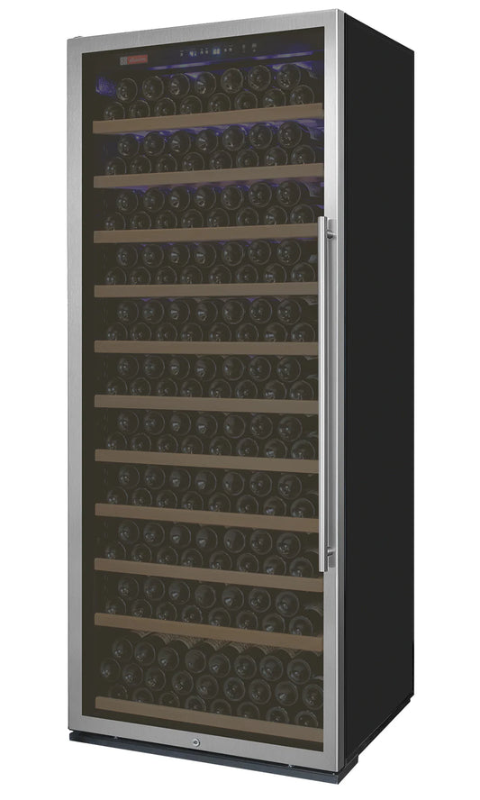 Allavino 32" Wide Vite II Tru-Vino 277 Bottle Single Zone Stainless Steel with Framed Glass Wine Refrigerator