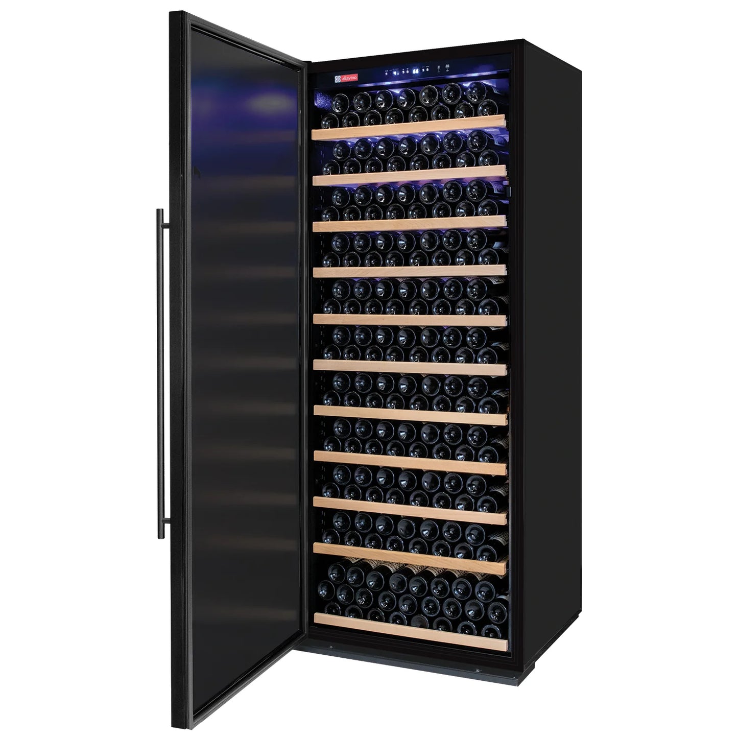 Allavino 32" Wide Vite II Tru-Vino 277 Bottle Single Zone Black Wine Refrigerator