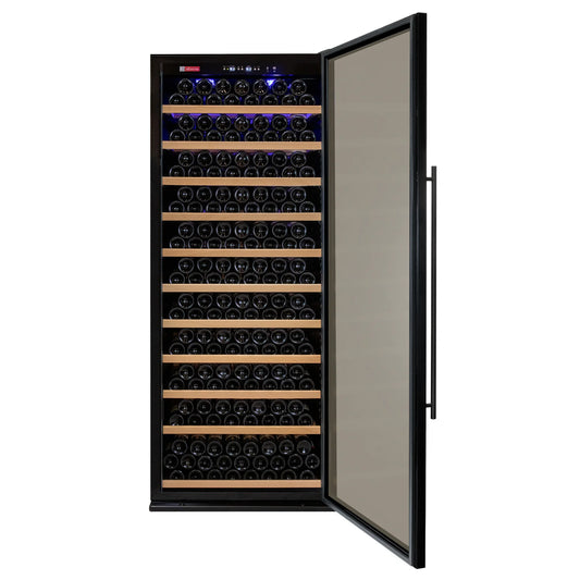 Allavino 32" Wide Vite II Tru-Vino 277 Bottle Single Zone Black with Framed Glass Wine Refrigerator
