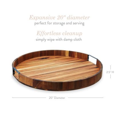 Acacia Lazy Susan