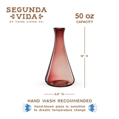 Segunda Vida Rosado Wine Decanter