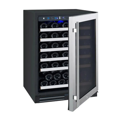 Allavino 24" Wide FlexCount II Tru-Vino 56 Bottle Single or Dual Zone Stainless Steel Wine Refrigerator