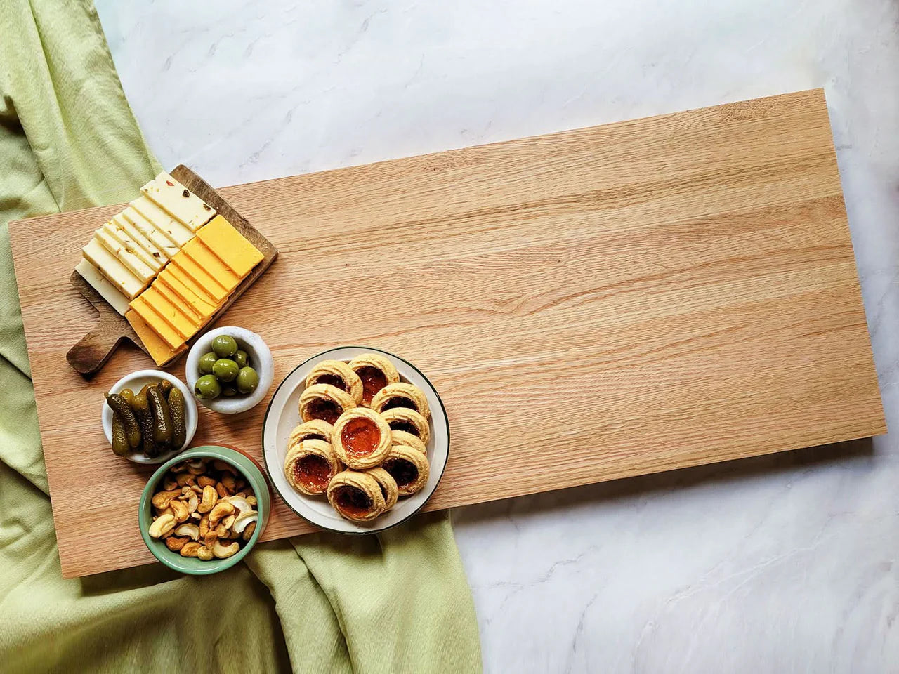 Rectangular Wood Charcuterie and Cutting Board