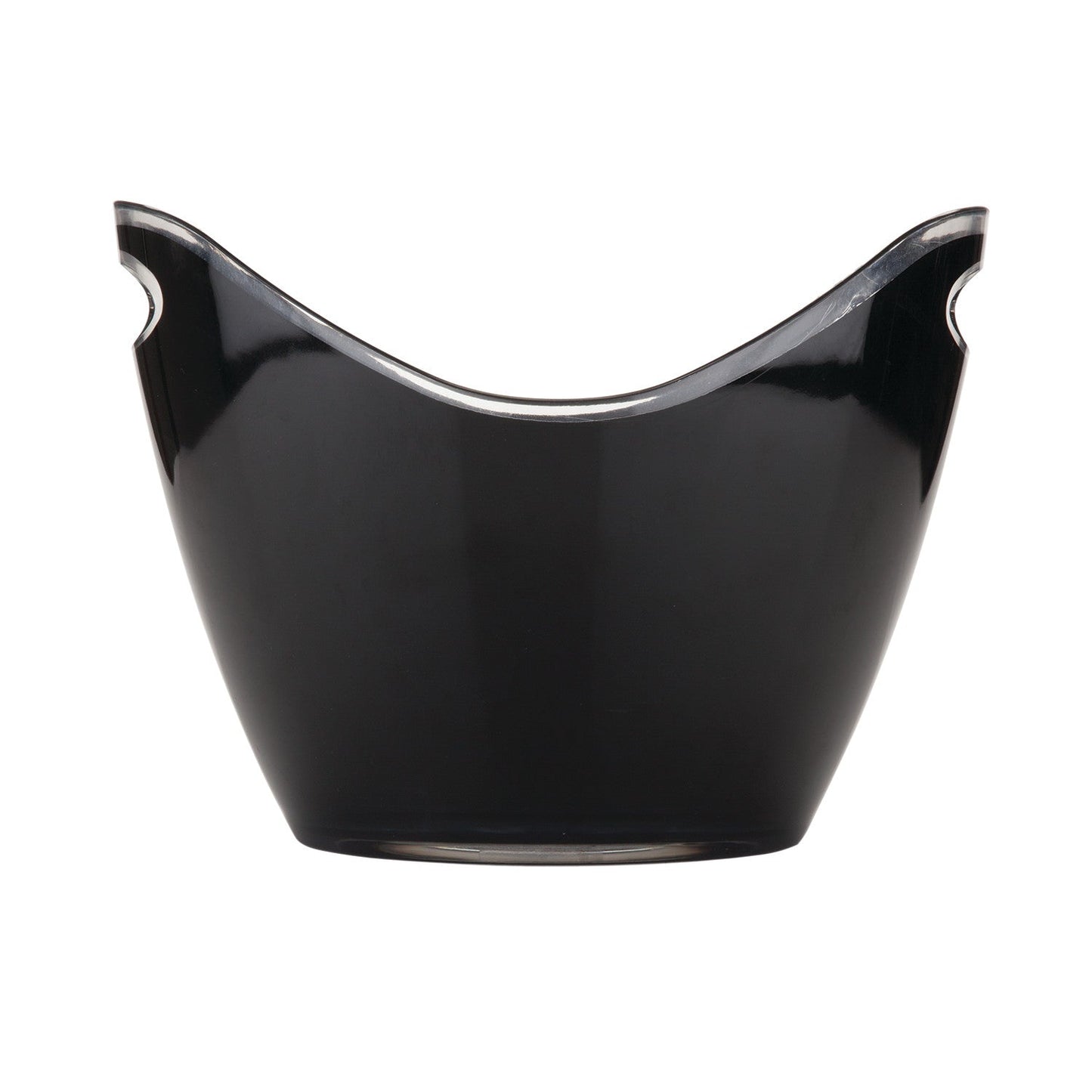 Swoop Acrylic Ice Bucket in Black