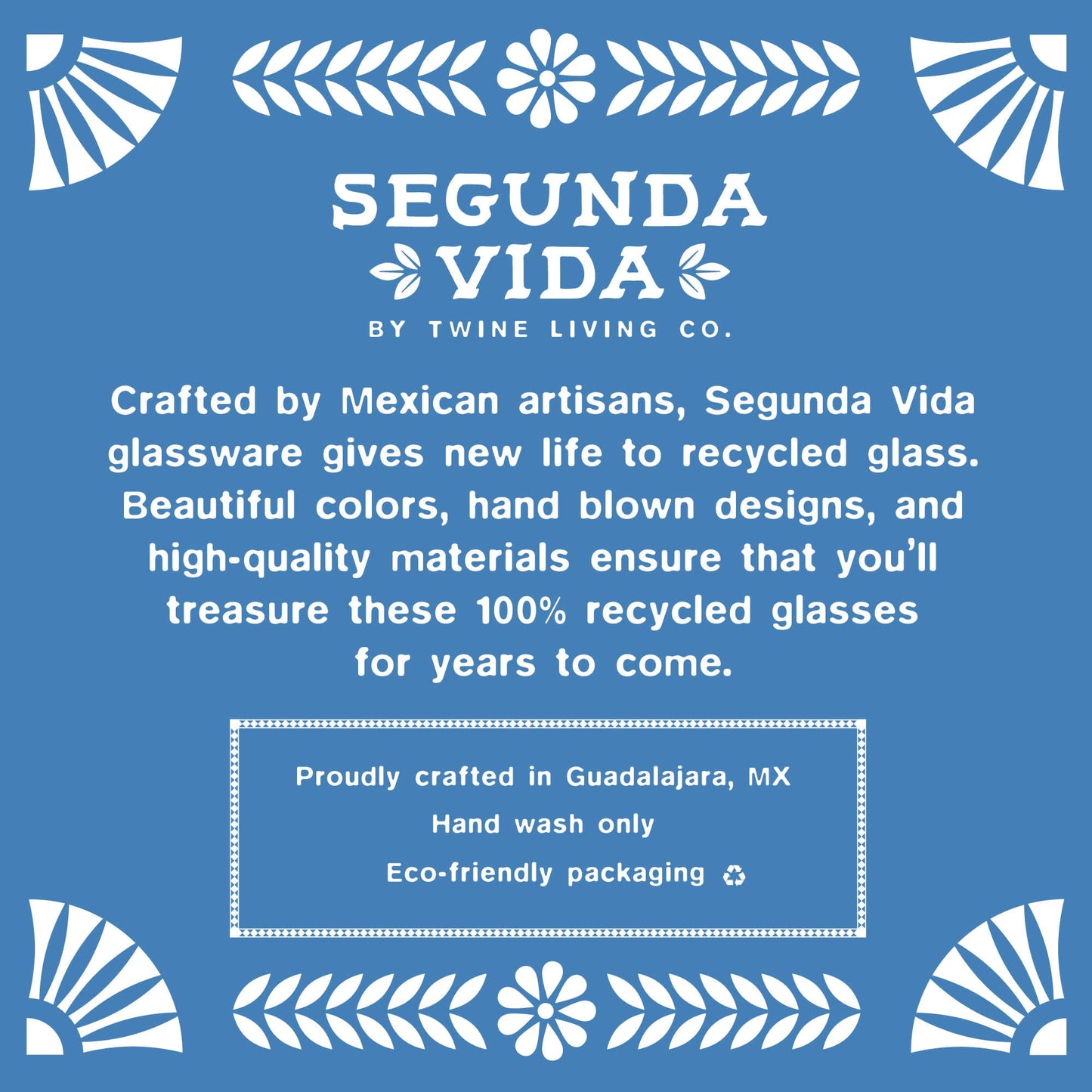 Segunda Vida Artistico Stemless Wine Glasses