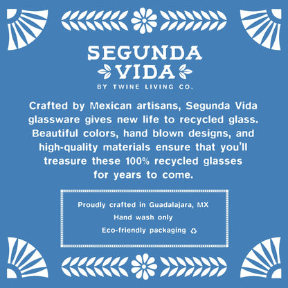 Segunda Vida Artistico Stemless Wine Glasses