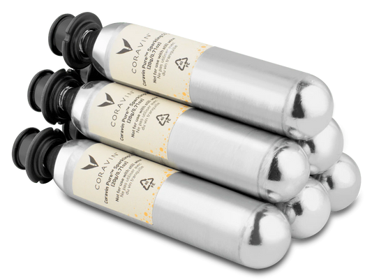 Coravin Pure Sparkling CO2 Refill Capsules - 6 -12 Pack
