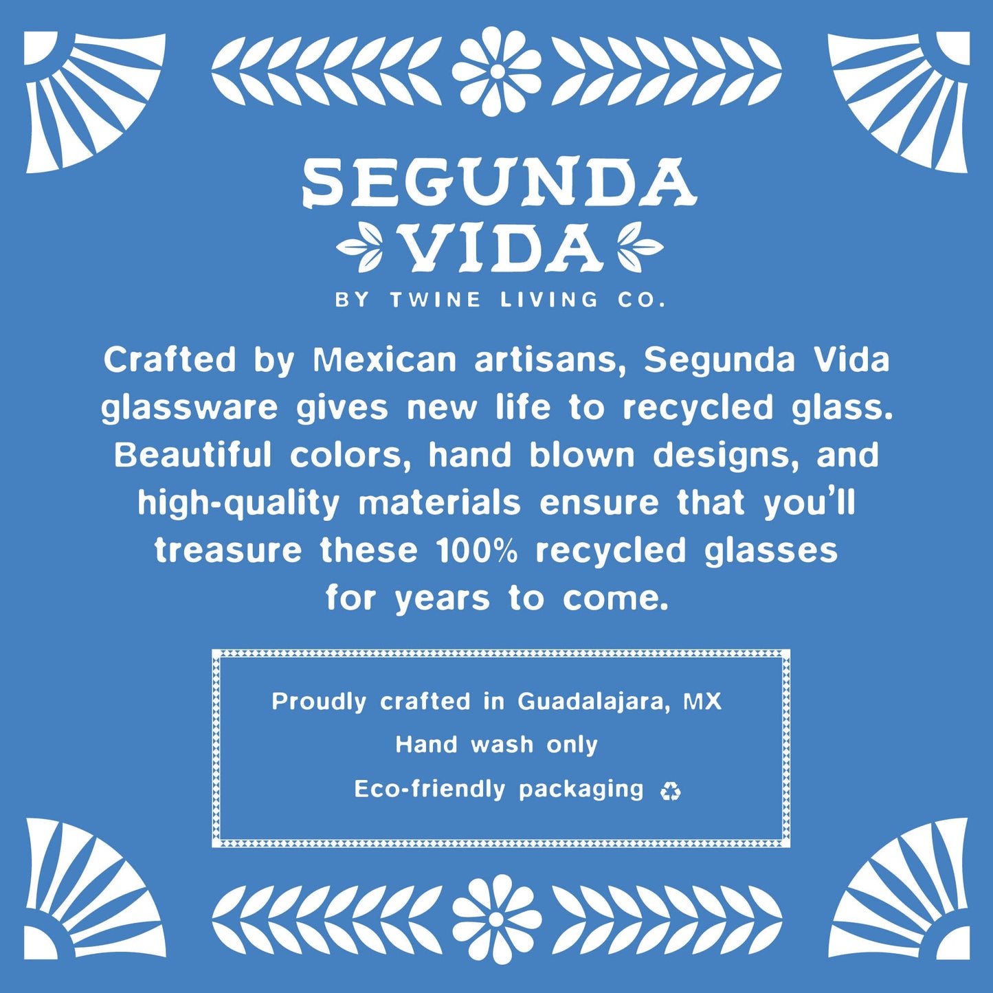 Segunda Vida Artistico Margarita Glasses