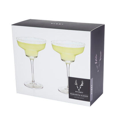 Raye Angled Crystal Margarita Glasses Set of 2
