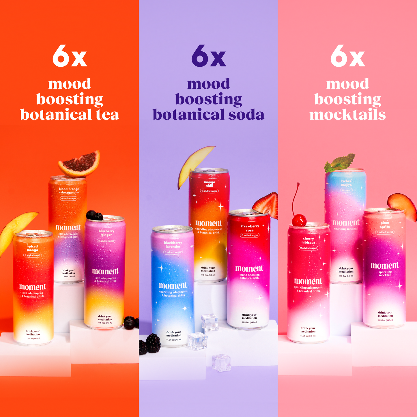 sparkling & still sampler (sparkling & still mocktail | 18 pack)