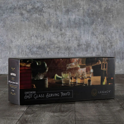 Picnic Time Family of Brands - Cantinero Shot Glass Serving Set